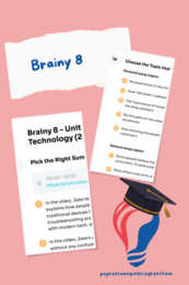 Brainy 8 – Unit 4 – karta pracy