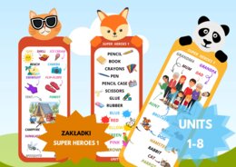 SUPER HEROES 1 UNITS 1-8