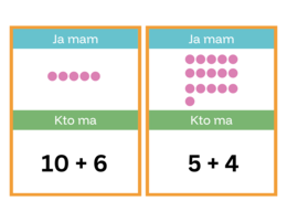 Ja mam, kto ma- dodawanie do 22.