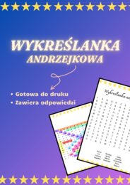 Wykreślanka – Andrzejkowa Zabawa – 13 magicznych słów do odkrycia! 🕯️✨🔮