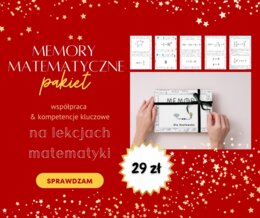 MEMORY MATEMATYCZNE pakiet 5 kompletów
