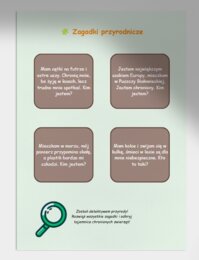 Karta pracy dla uczniów. Kolorowanka. Zagadki. EKOLOGIA