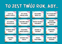 „TO JEST TWÓJ ROK, ABY...” - gazetka szkolna na Nowy Rok