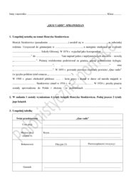 Quo vadis. Sprawdzian