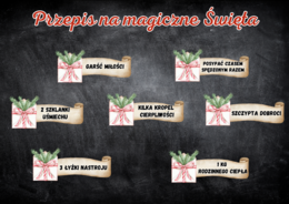 "PRZEPIS NA UDANE ŚWIĘTA" GAZETKA SZKOLNA
