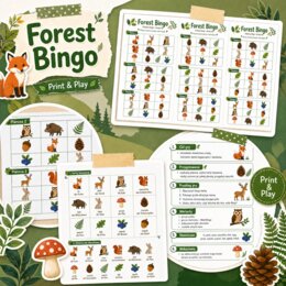 Gra. Forest Bingo