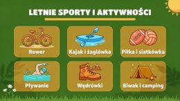 Lato – gazetka szkolna i zestaw 20 plansz edukacyjnych do druku