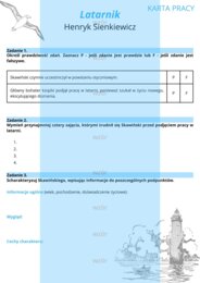 Latarnik - karta pracy