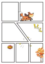 Jesienny comic book- komiks