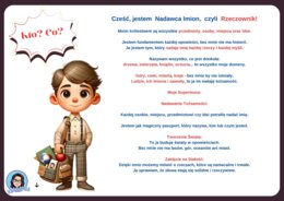 Zestaw kart pracy: Części mowy i ich supermoce. Klasy 3, 4, 5