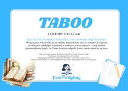 TABOO lekturowe - lektury obowiązkowe kl. 4-6