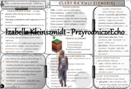 Sketchnotka/notatka „Gleby na kuli ziemskiej”. Geografia 1, Dział VII „Pedosfera i biosfera”. OBLICZA GEOGRAFII 1
