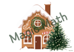 OLBRZYMI ZESTAW Dekoracji Bożonarodzeniowych do Druku – Domki, Choinki, Napis, Girlanda - na gazetkę - 50 stron!