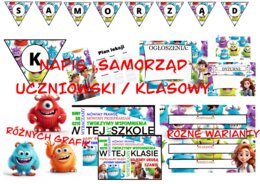 SAMORZĄD KLASOWY/UCZNIOWSKI gazetka potworki