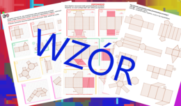 (klasa 5, klasa 6) Siatki graniastosłupów prostych.