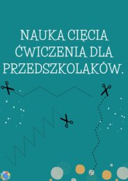 NAUKA CIĘCIA – ĆWICZENIA DLA PRZEDSZKOLAKÓW.
