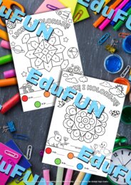 Kolorowanki Matematyczne Dla Najmłodszych (dodawanie i odejmowanie) 4 strony