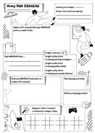 Karta pracy na pierwsze spotkanie po wakacjach