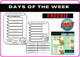 DAYS OF THE WEEK - FREEBIE
