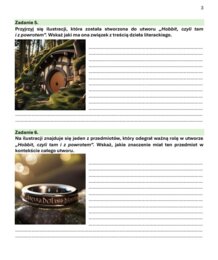 Zestaw lekturowy "Hobbit, czyli tam i z powrotem"