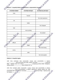 Brainy 5 Unit 3 - stopniowanie przymiotników