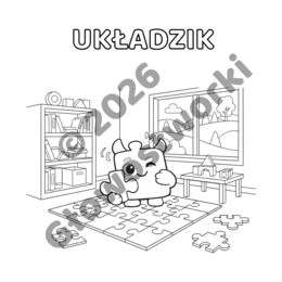 Głowostworkowe Kolorowanki — 13 stron do druku