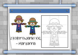 Kolorowanka Marzanna XXL