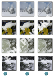 Pionowo, poziomo, na skos: pory roku