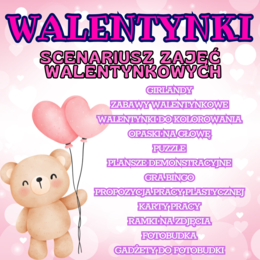 WALENTYNKI (ze scenariuszem zajęć)