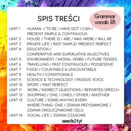 E8 grammar vocabulary ebook