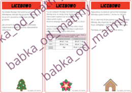 Matematyczno - Mikołajowe Monopoly dla kl. 7 - 8