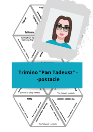 Zestaw: mały arkusz "Pan Tadeusz" + trimino