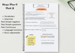 📋 Steps Plus 6 - Unit 2 - Karty Pracy - Worksheets
