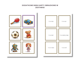 Karta pracy Zabawki + Konstrukcja It is/ It isn't/ Is it ... ?