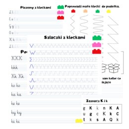 Karty pracy. Litera K