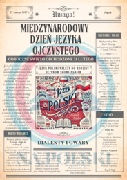 Dzień Języka Ojczystego - plakat A3
