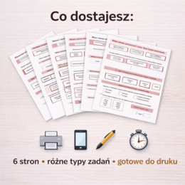 PISOWNIA "NIE" Z RÓŻNYMI CZĘŚCIAMI MOWY [Karta pracy, sprawdzian]