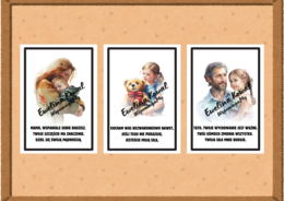 Wspierające plakaty dla rodziców