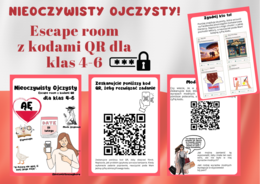 Polonistyczny escape room z kodami QR, lekcja na Międzynarodowy Dzień Języka Ojczystego.