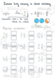 Kocie Ułamki: Zamiana Liczb Mieszanych na Ułamki Niewłaściwe – Kreatywna Karta Pracy dla Klas 4-8