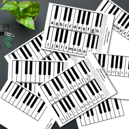 Wprowadzenie alfabetu - Alfabet muzyczny