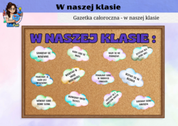 Gazetka klasowa „W naszej klasie…” - gazetka całoroczna