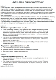 Zadania maturalne z j.polskiego - Test historyczno-literacki