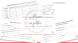 Części mowy - karty pracy