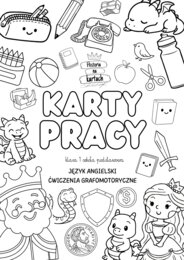 Karty pracy - klasa 1 - język angielski, ćwiczenia grafomotoryczne