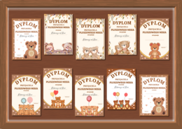 Dyplomy na Dzień Pluszowego Misia 2025