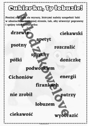 Lekturownik-Cukierku, Ty łobuzie!