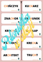 Domino ortograficzne z ,,ch"