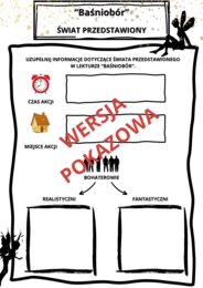"Baśniobór"- propozycja zagadnień, bohaterowie, świat przedstawiony (czas, miejsce, bohaterowie, plan wydarzeń), karta pracy lub kartkówka, odpowiedzi do zadań. #baśniobór #lektury4-6 #bohaterowie