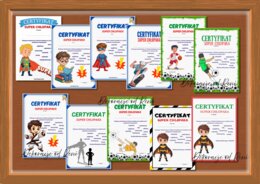 Certyfikaty na Dzień Chłopaka 2025